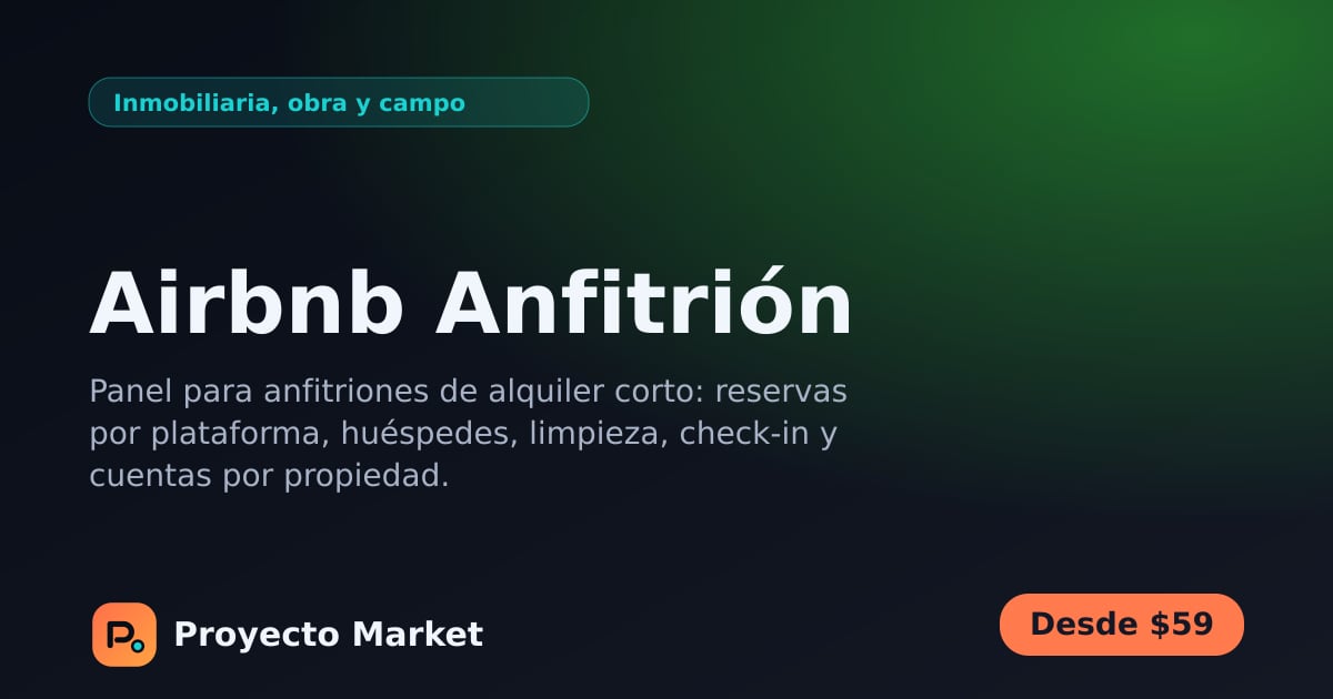 Airbnb Anfitrión