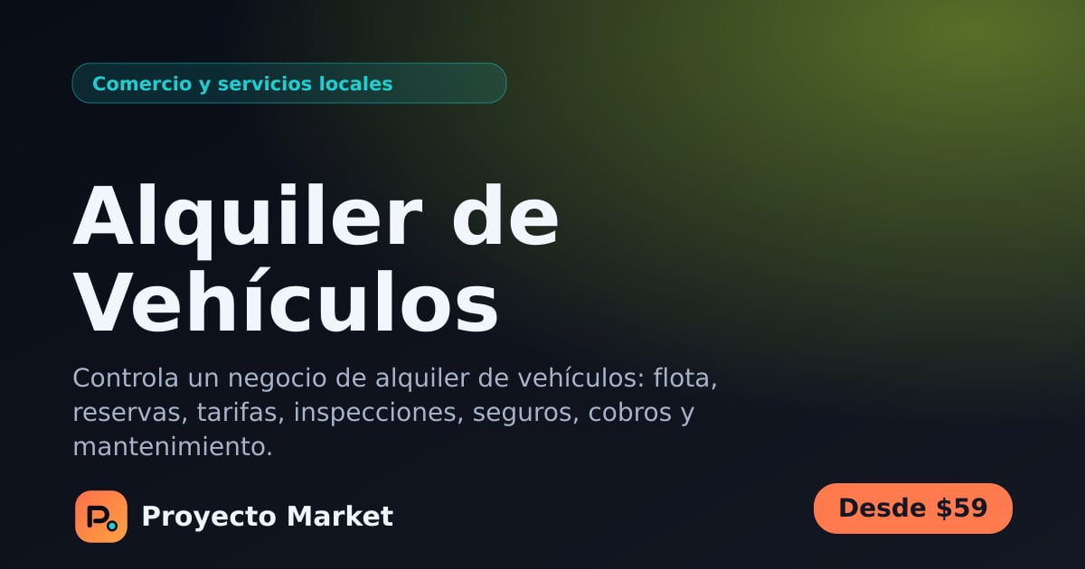 Alquiler de Vehículos