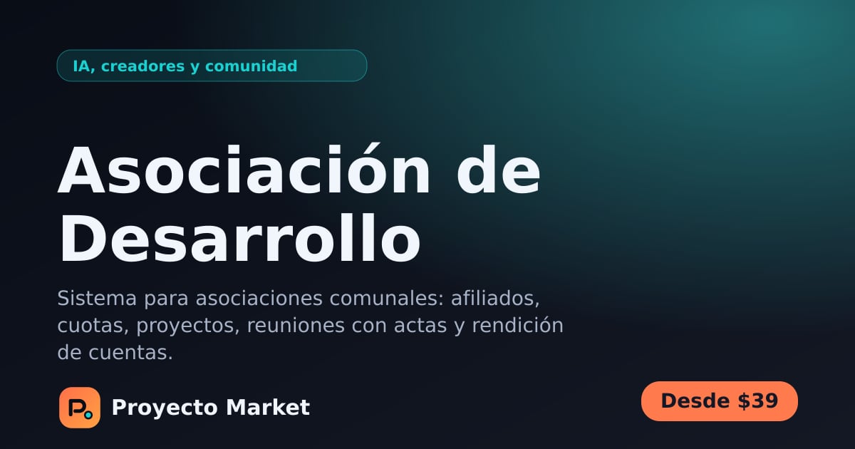 Asociación de Desarrollo