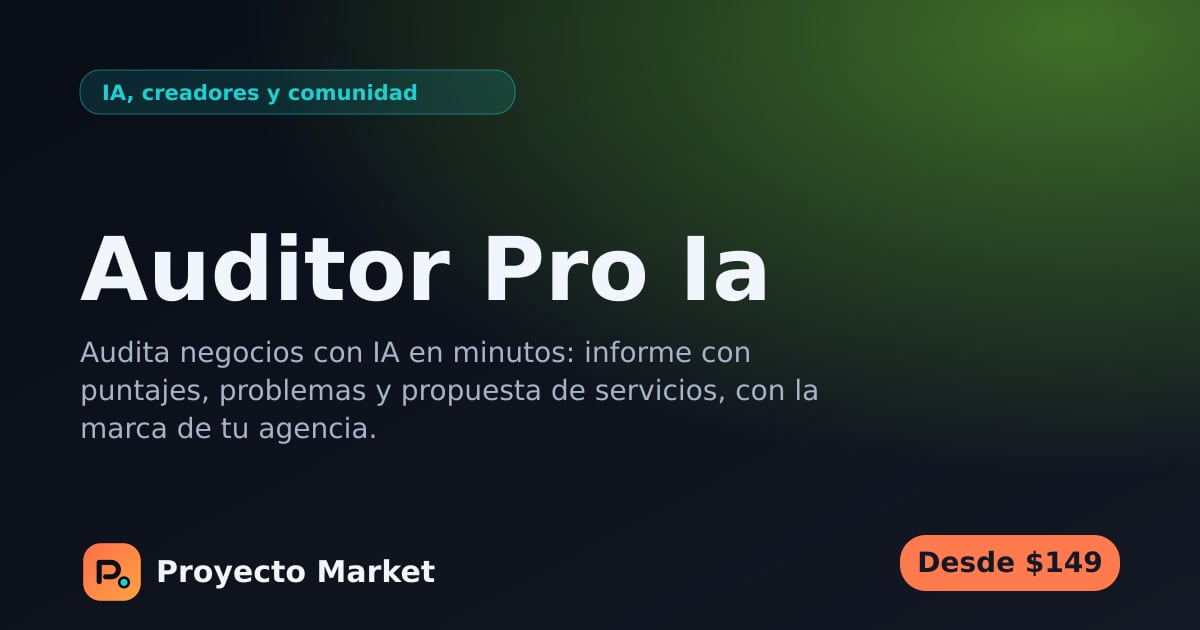 Auditor Pro Ia