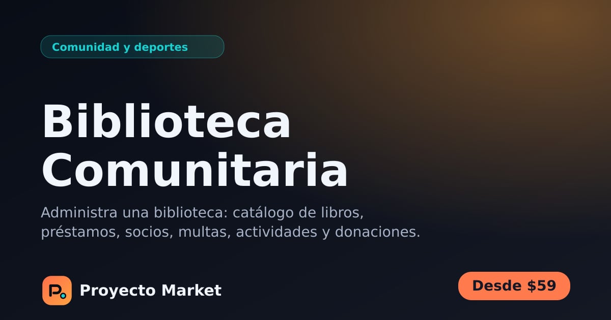 Biblioteca Comunitaria
