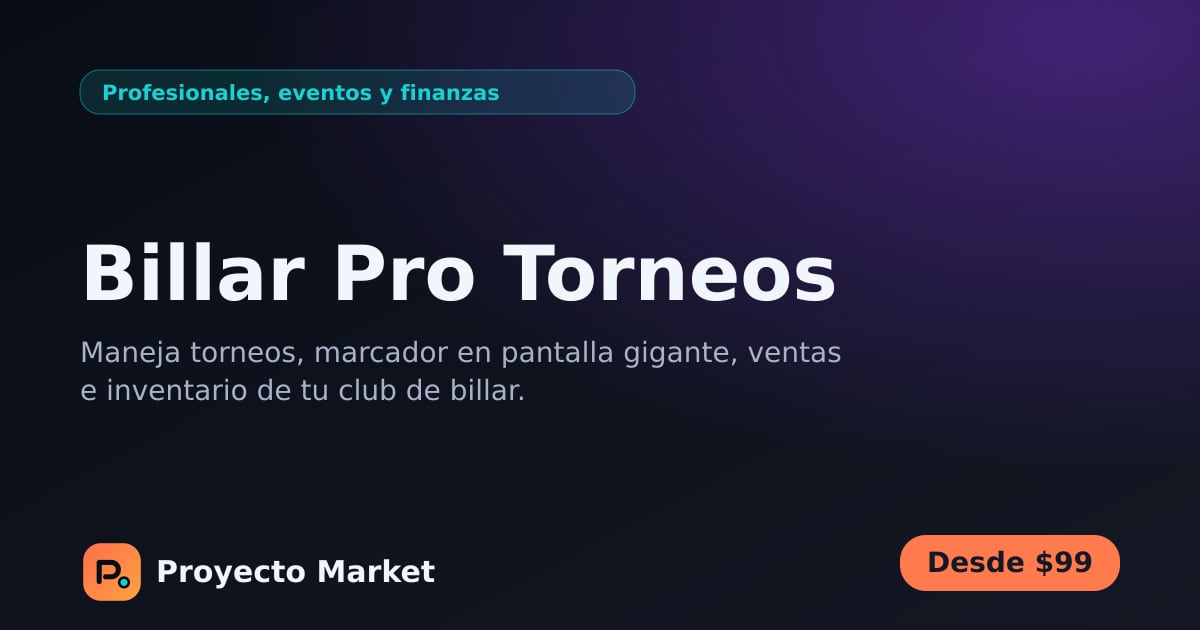 Billar Pro Torneos