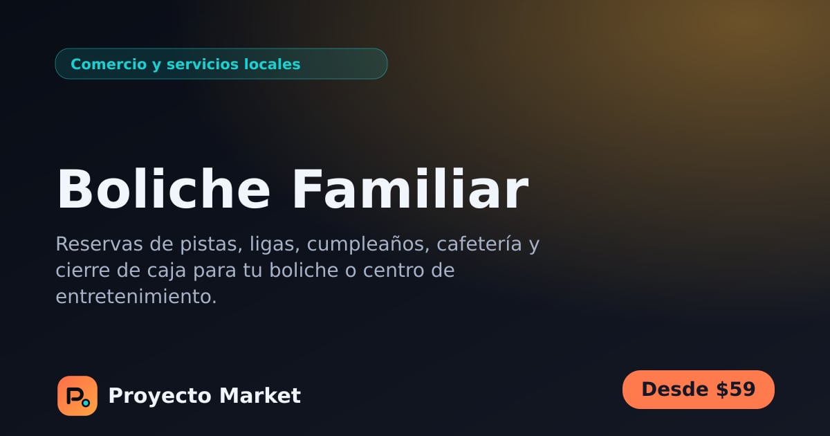 Boliche Familiar