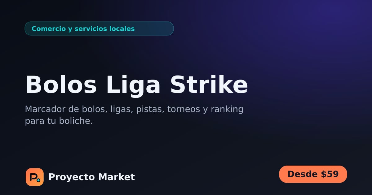 Bolos Liga Strike