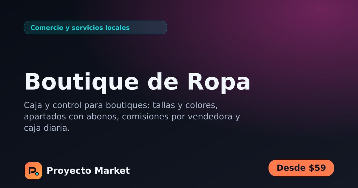 Boutique de Ropa