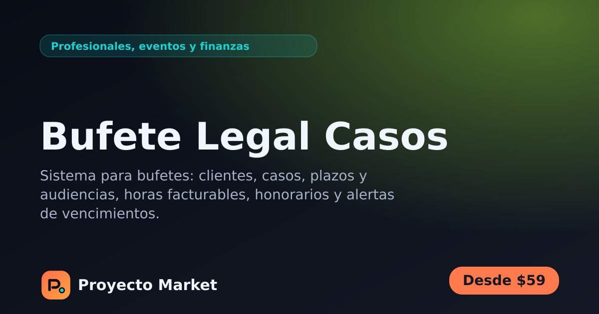 Bufete Legal Casos