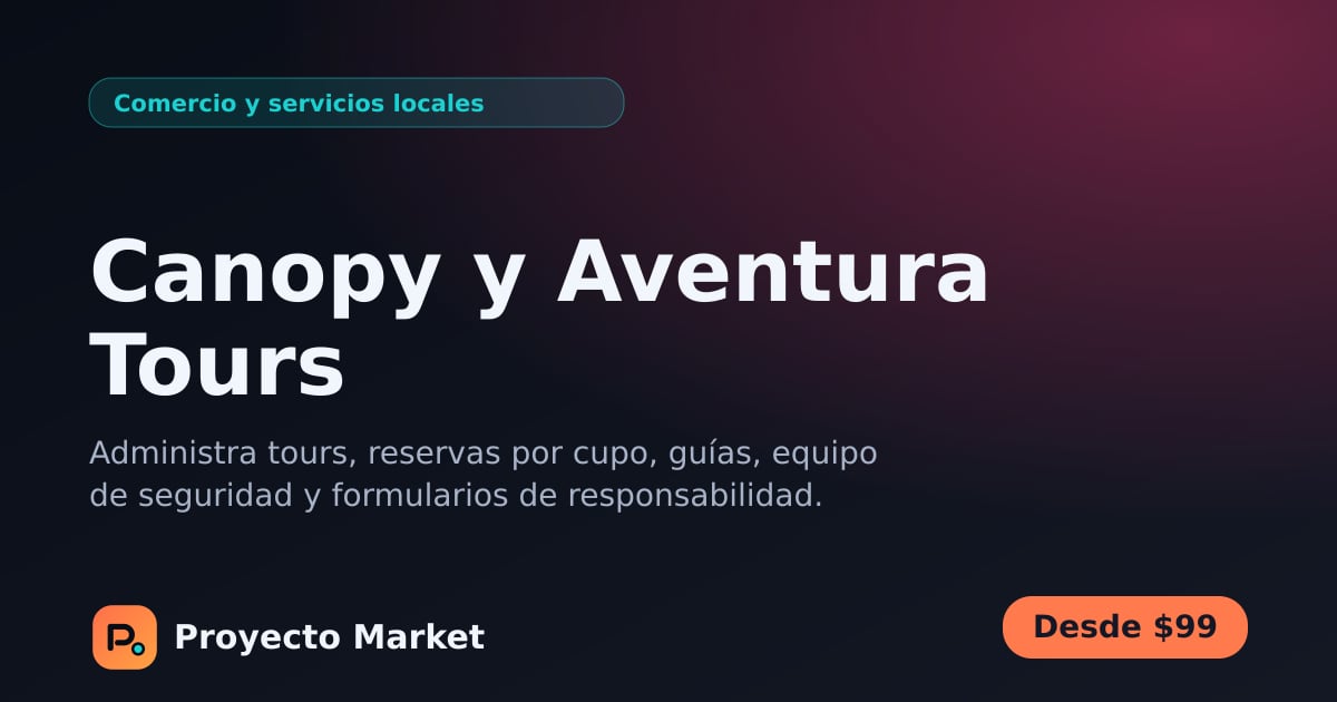 Canopy y Aventura Tours
