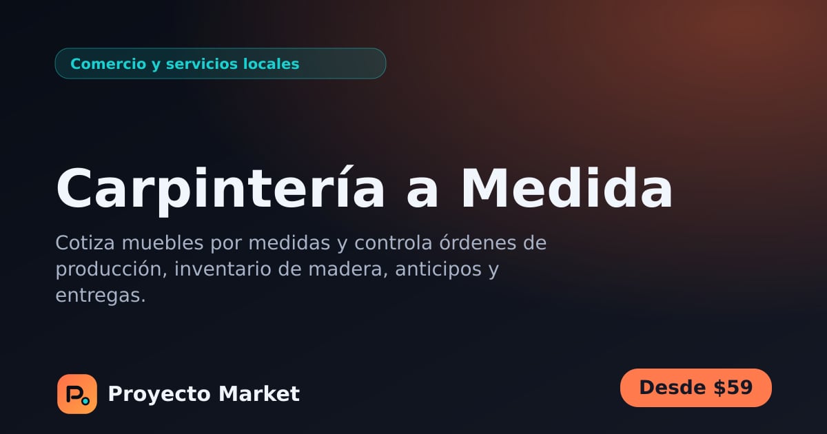 Carpintería a Medida