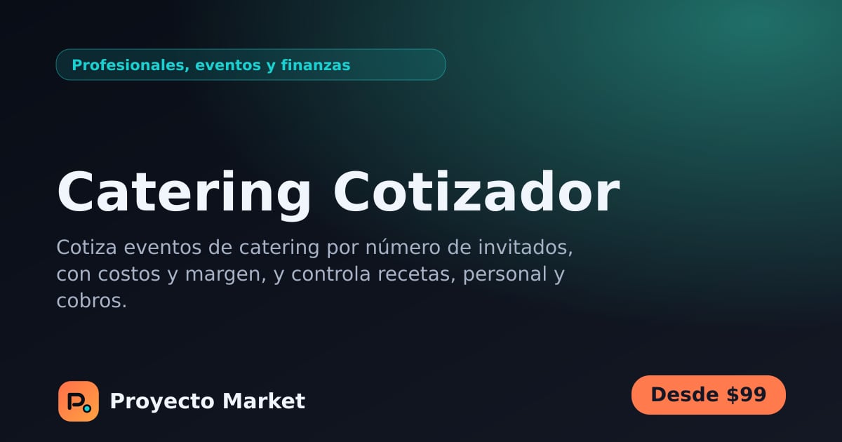 Catering Cotizador