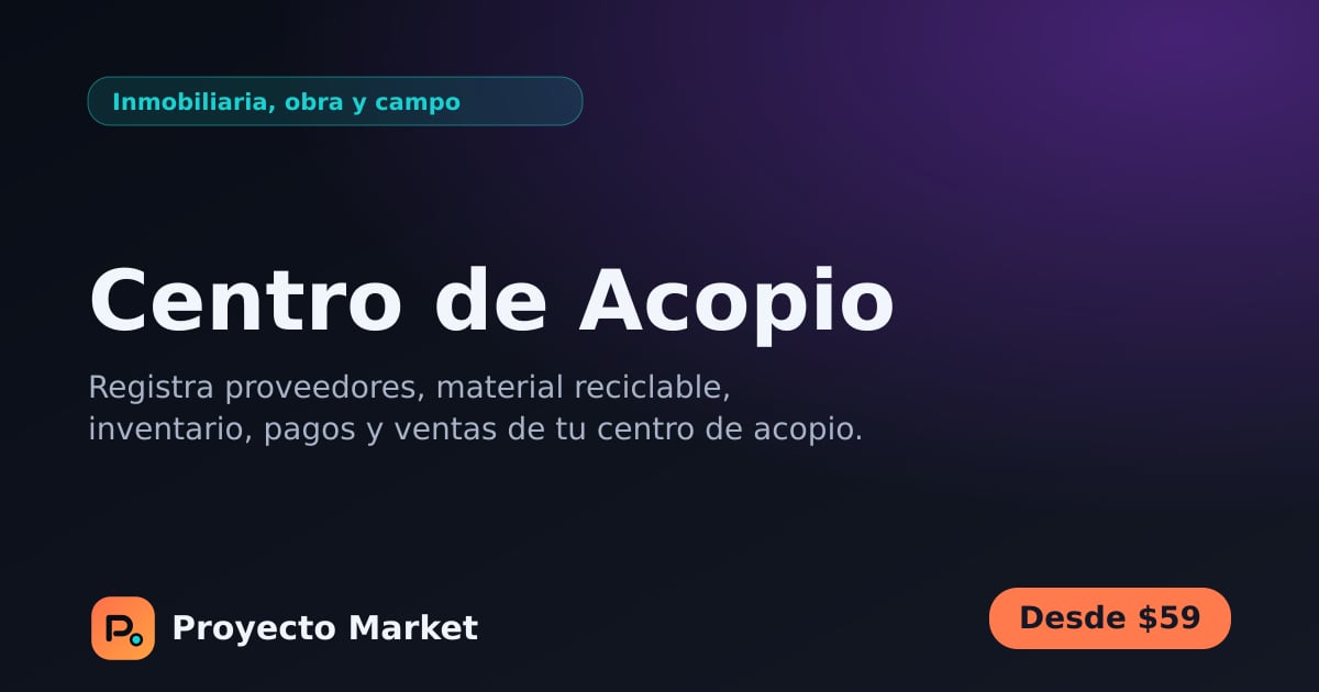 Centro de Acopio