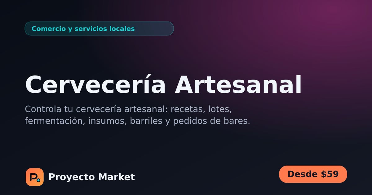 Cervecería Artesanal