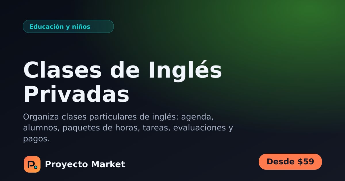 Clases de Inglés Privadas