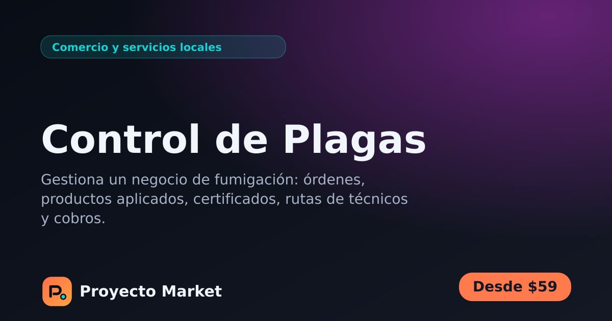 Control de Plagas