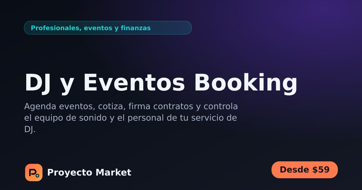 DJ y Eventos Booking