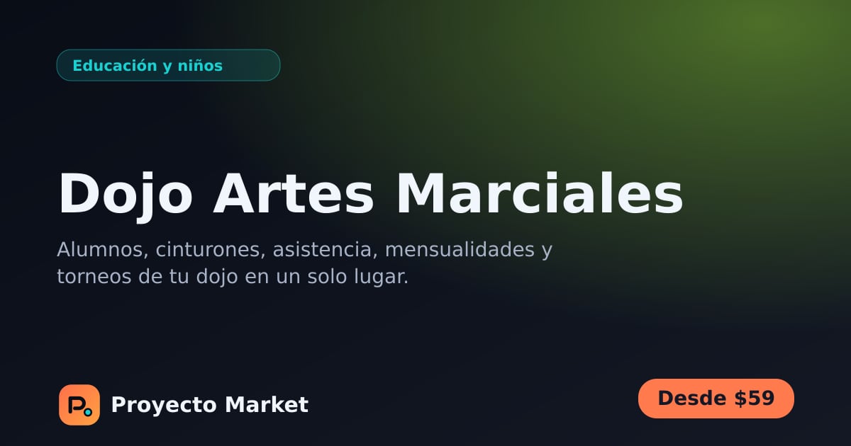 Dojo Artes Marciales