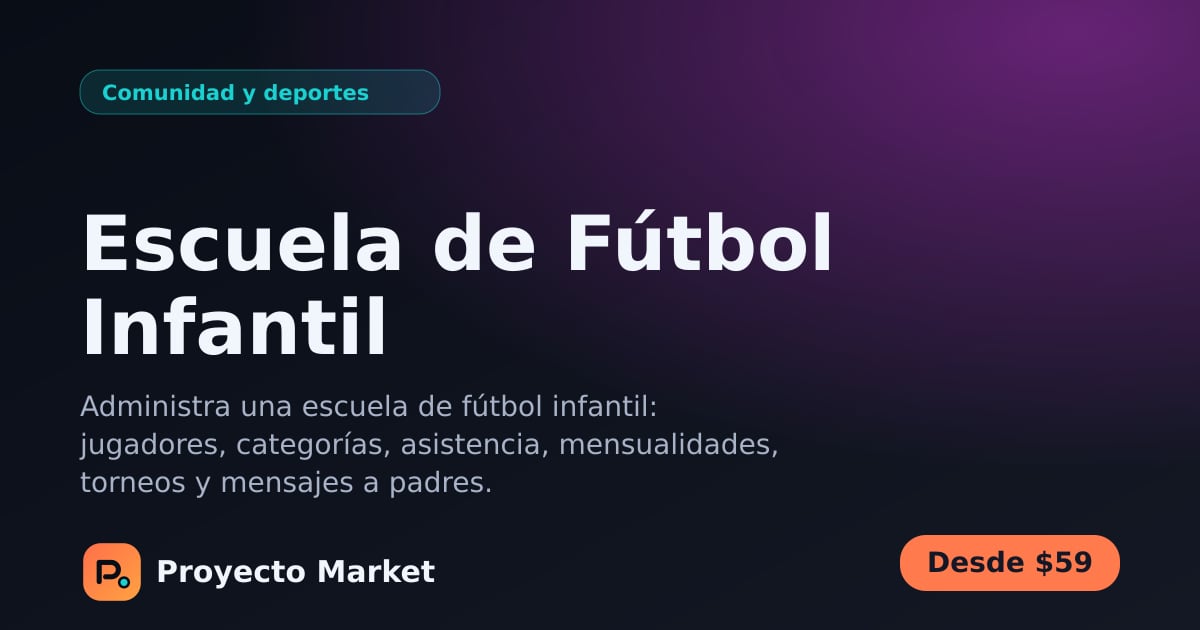 Escuela de Fútbol Infantil
