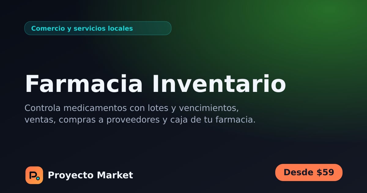 Farmacia Inventario