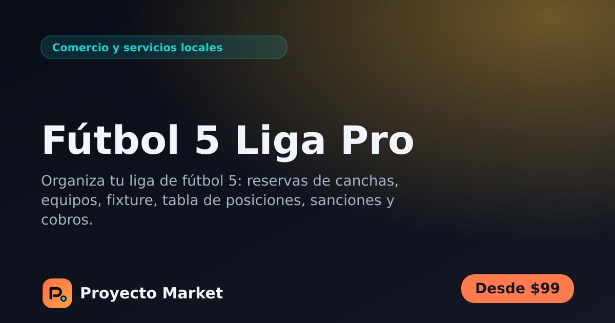 Fútbol 5 Liga Pro