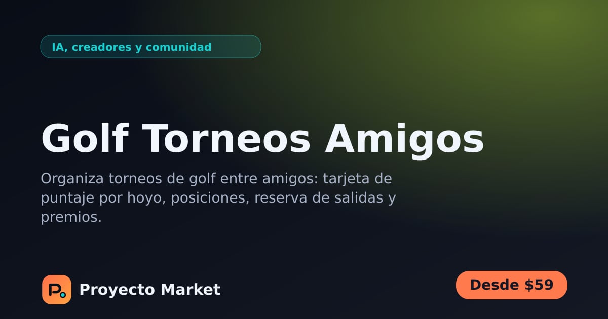 Golf Torneos Amigos