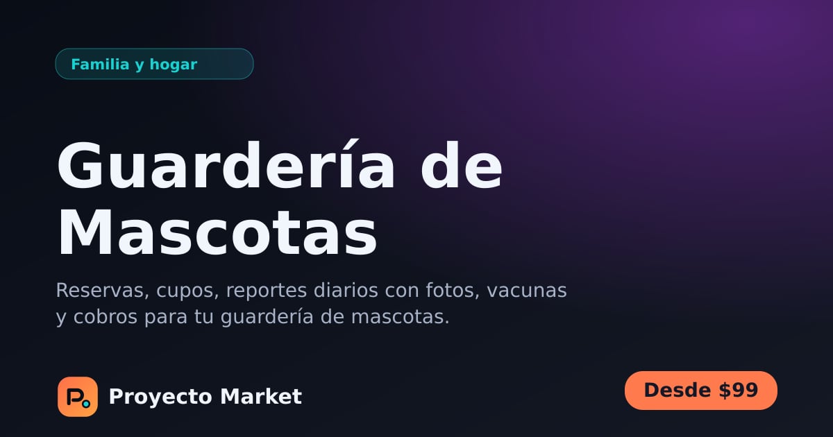 Guardería de Mascotas