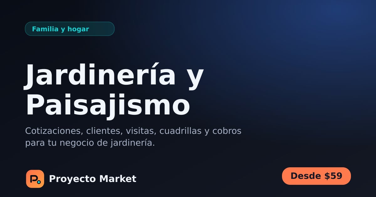 Jardinería y Paisajismo