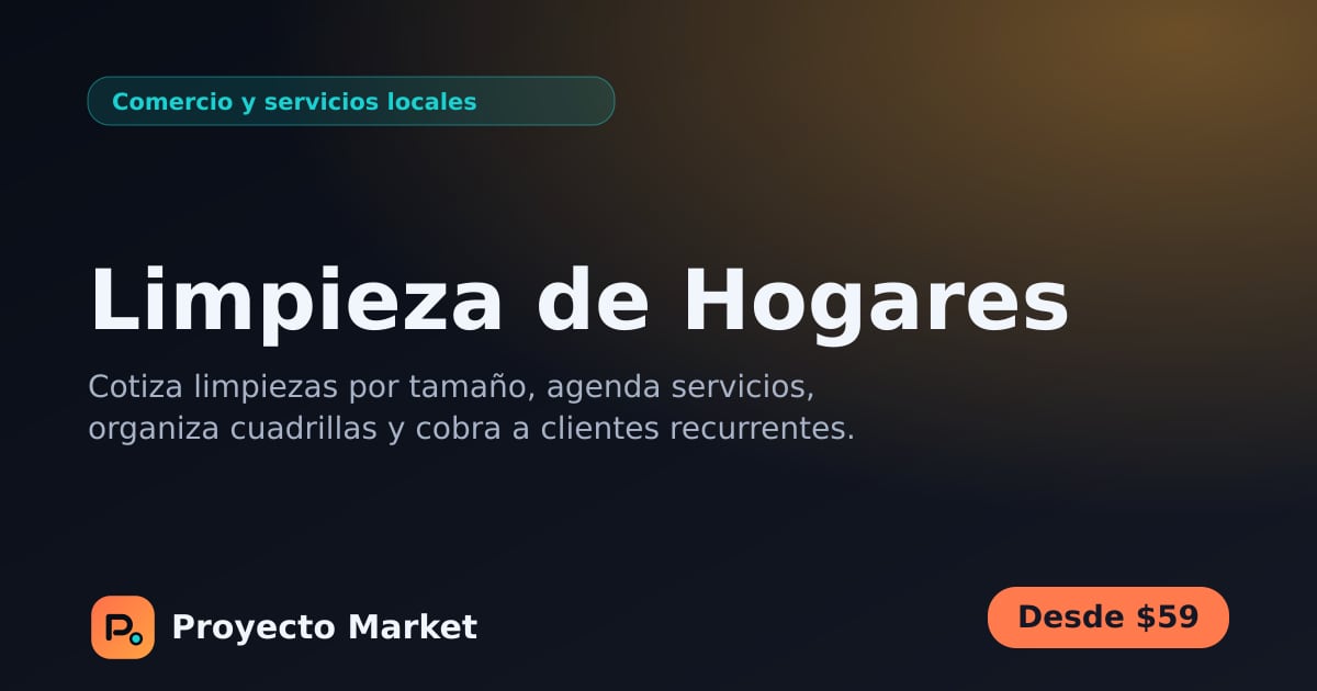 Limpieza de Hogares