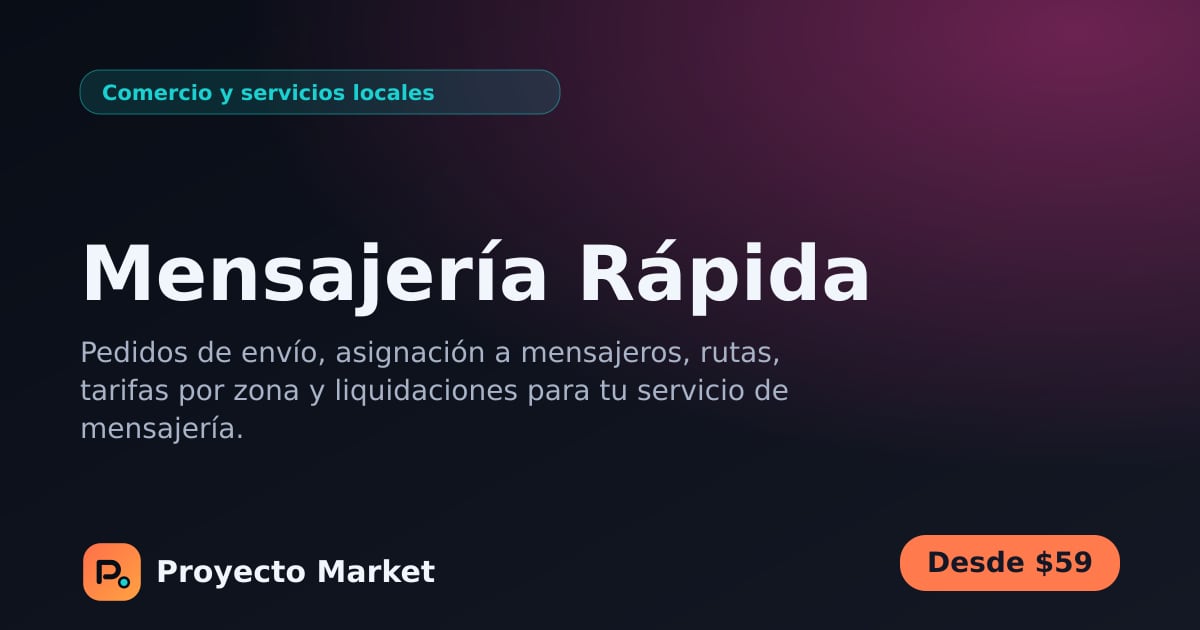 Mensajería Rápida