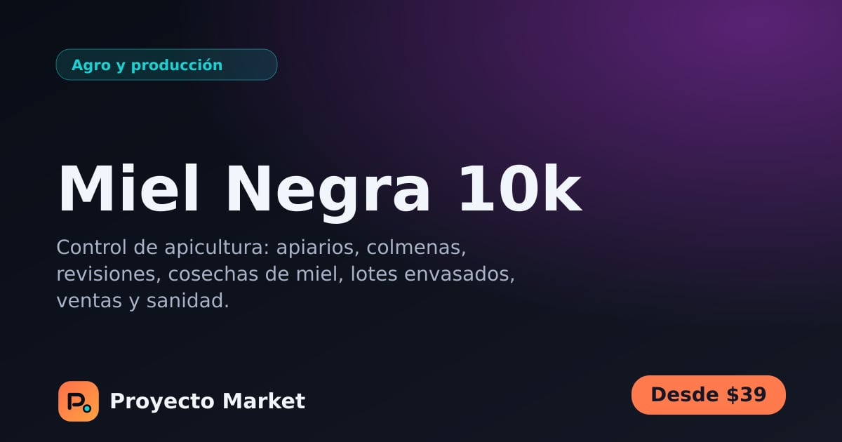 Miel Negra 10k
