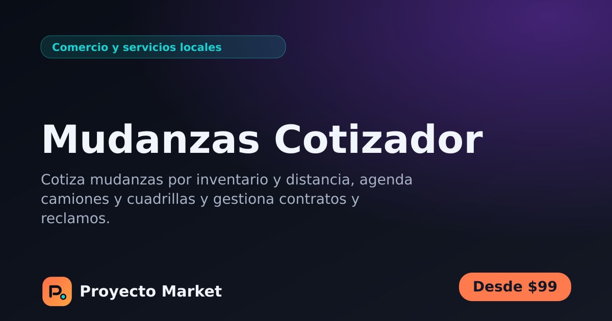 Mudanzas Cotizador