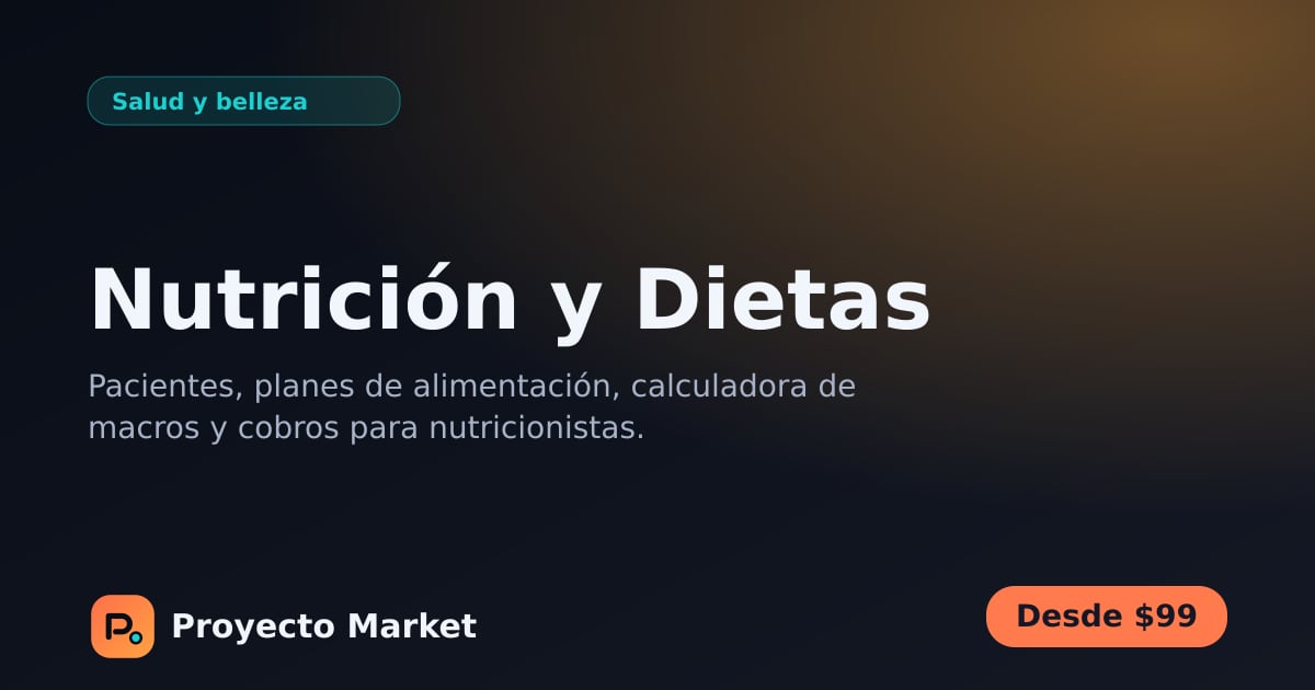 Nutrición y Dietas