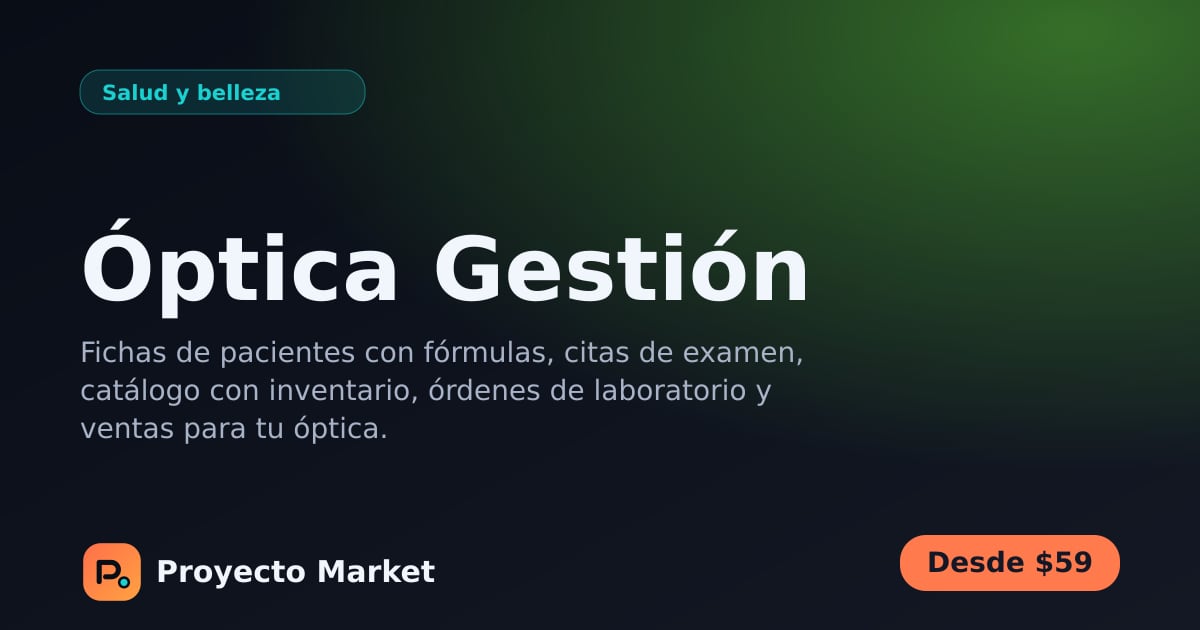 Óptica Gestión