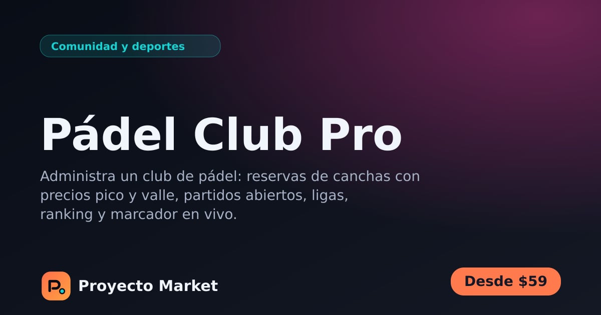 Pádel Club Pro