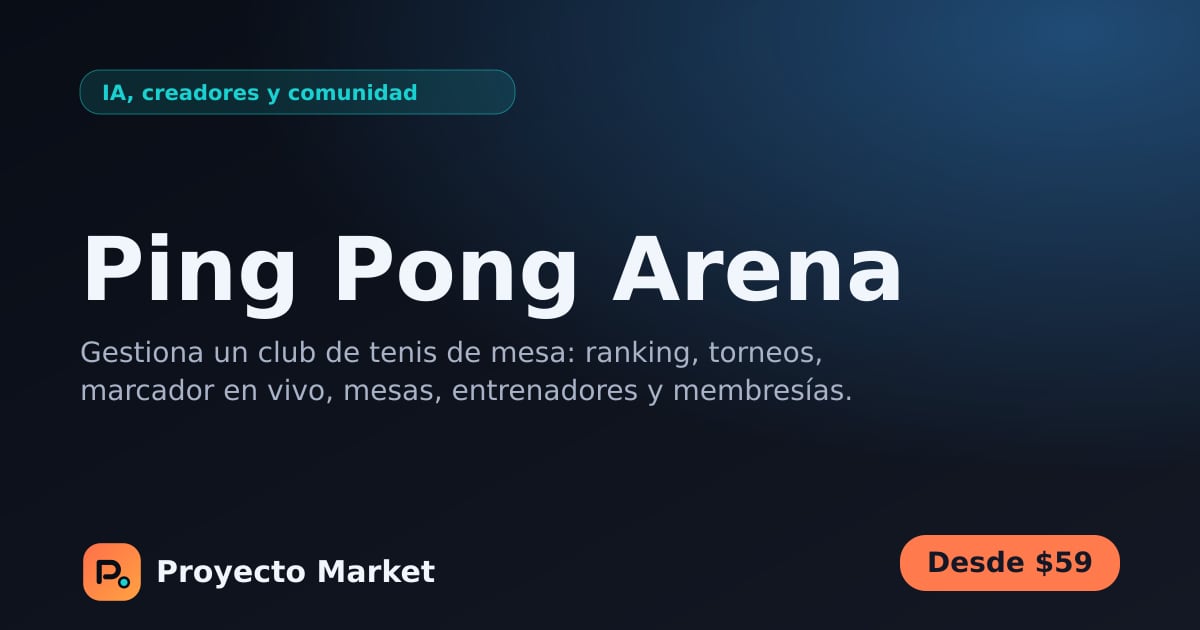 Ping Pong Arena