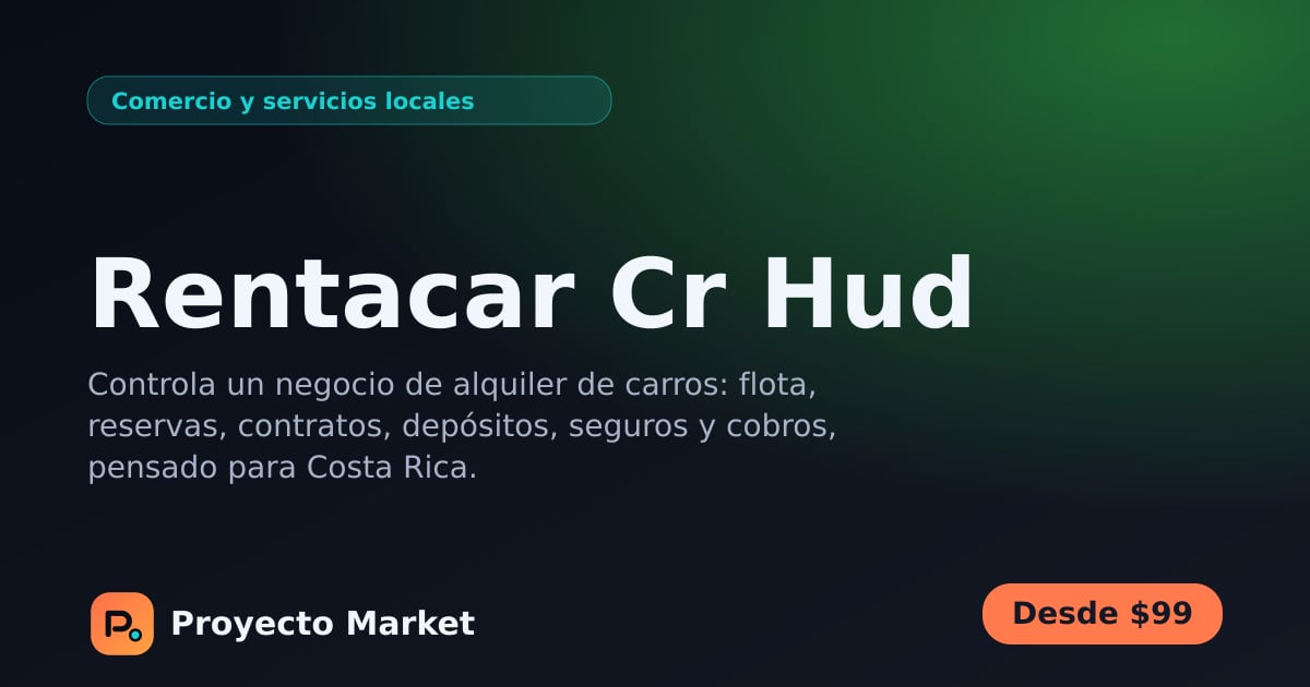 Rentacar Cr Hud