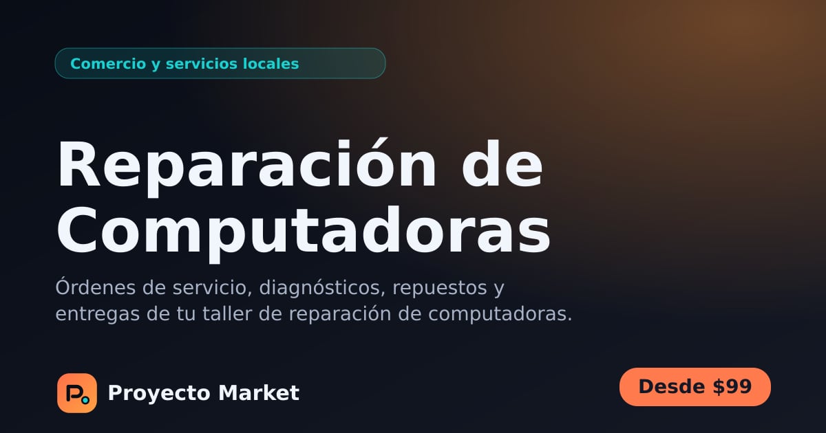 Reparación de Computadoras