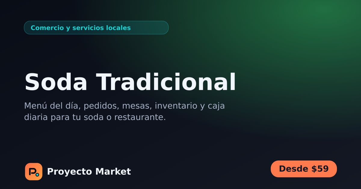 Soda Tradicional