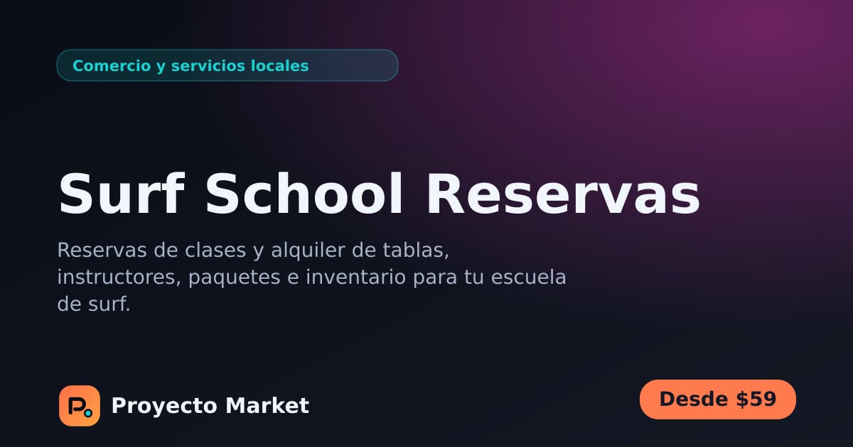Surf School Reservas