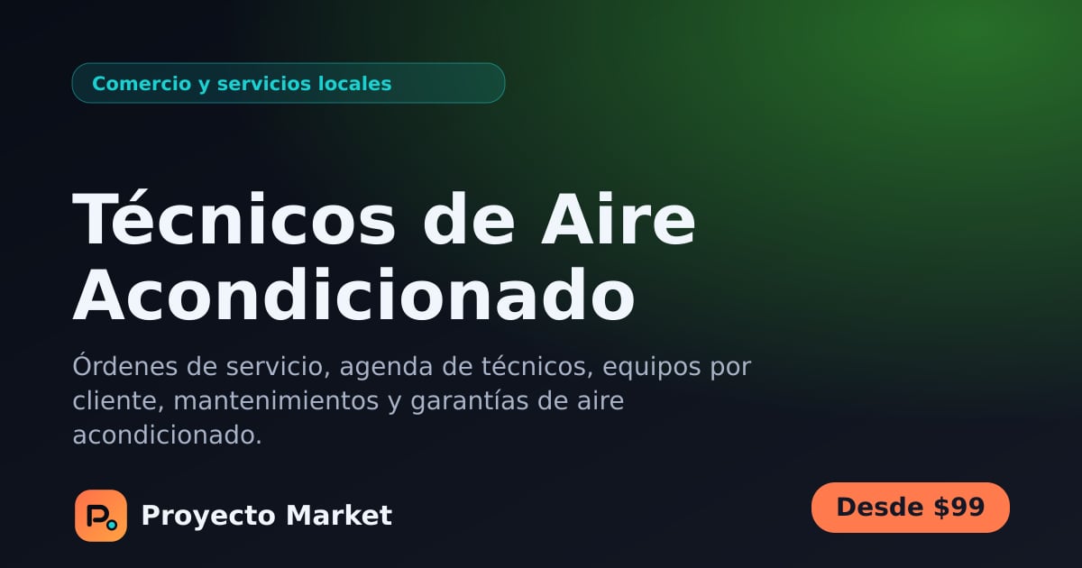 Técnicos de Aire Acondicionado
