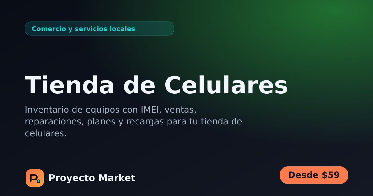Tienda de Celulares