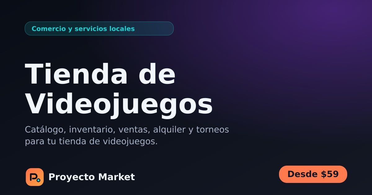Tienda de Videojuegos