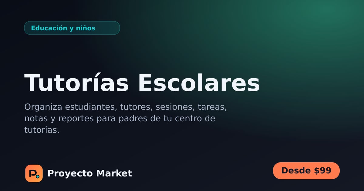 Tutorías Escolares