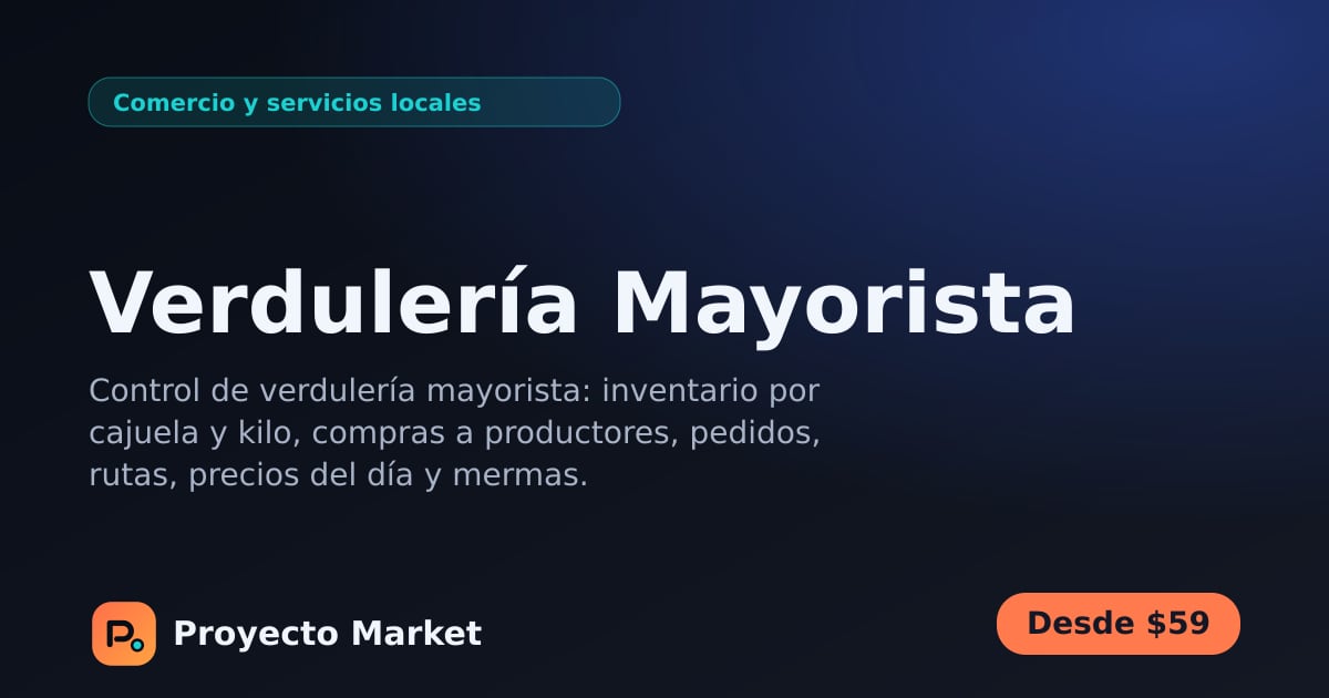 Verdulería Mayorista