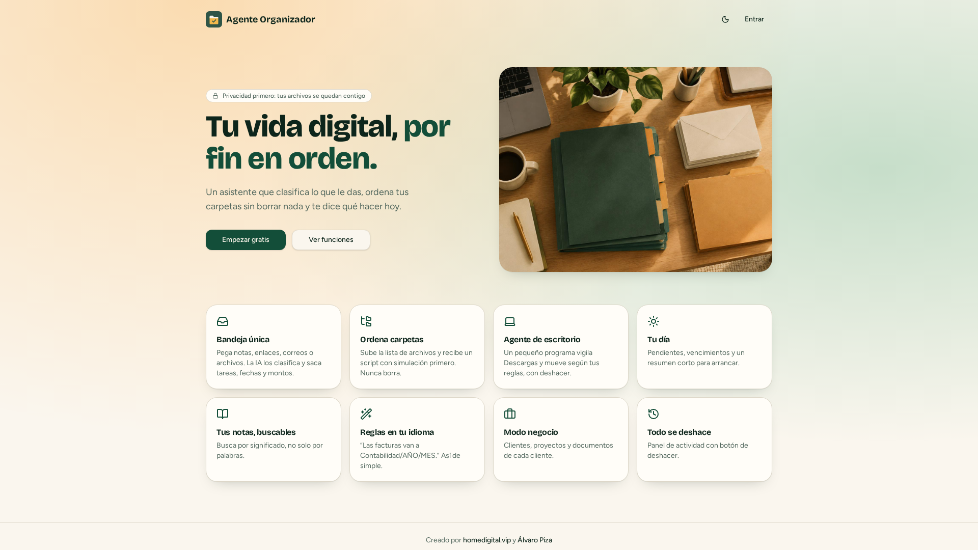 Agente Organizador Personal