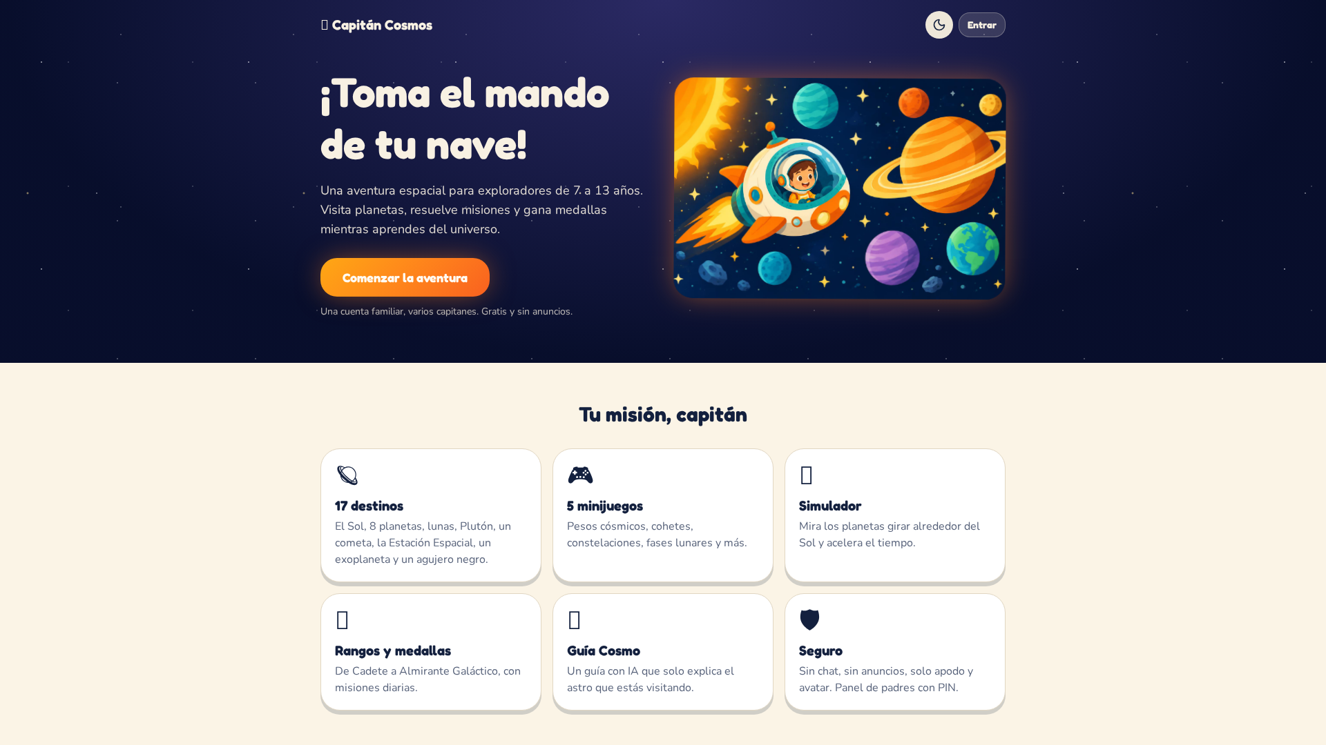 Capitán Cosmos Aventura