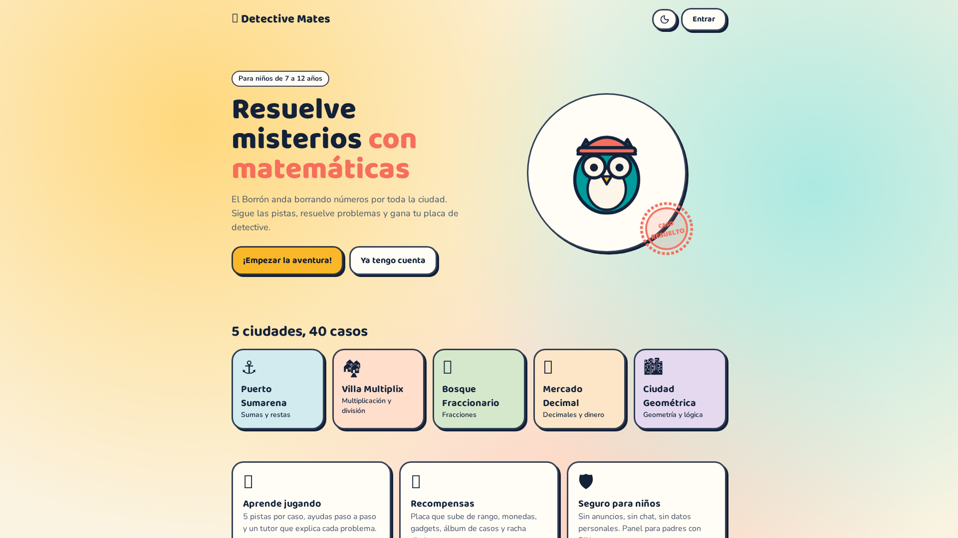Detective Matemático Aventurero