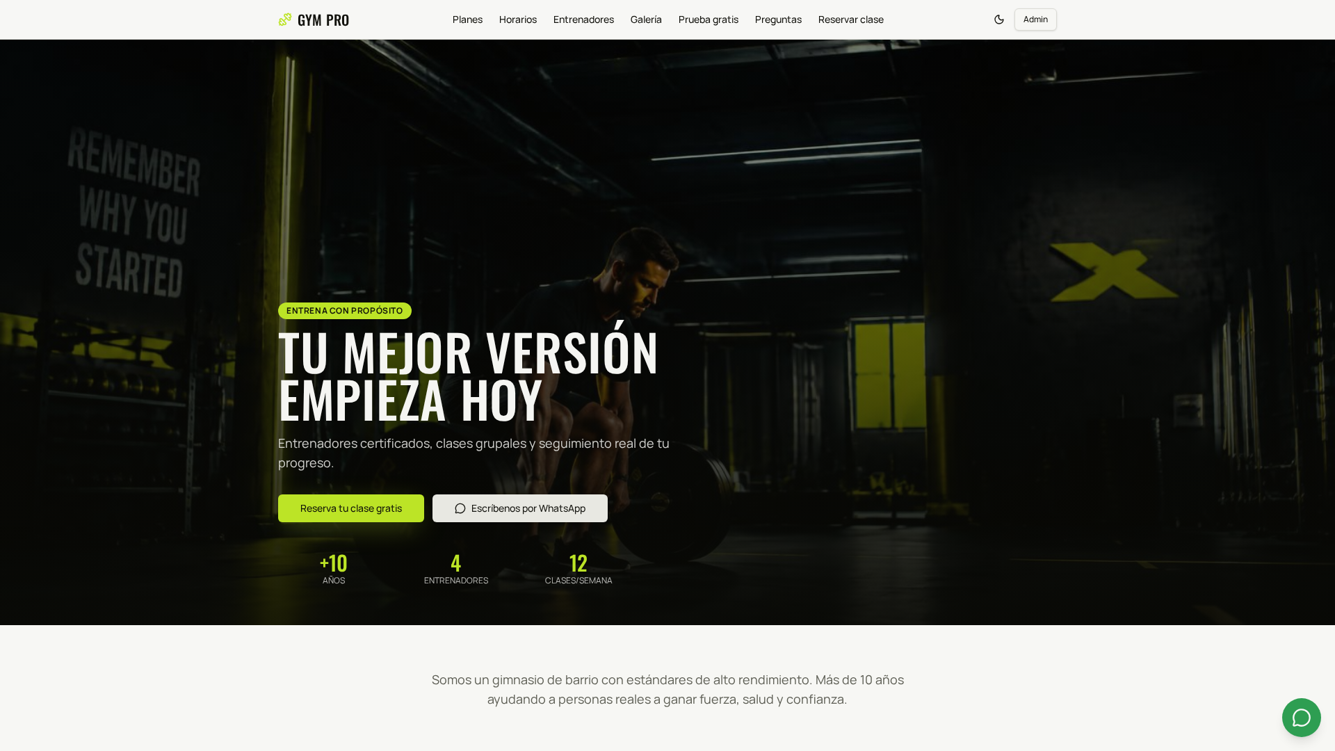 GymPro Manager