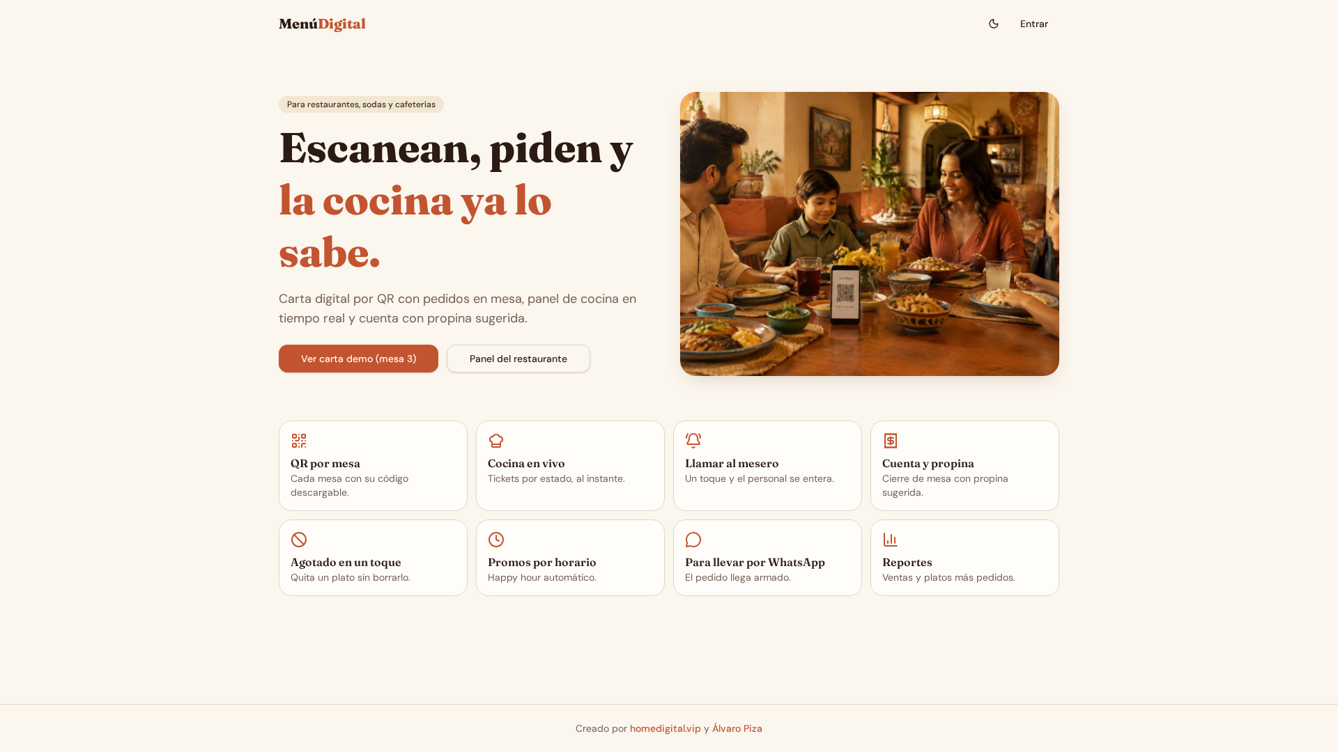 Digital Menu Delight
