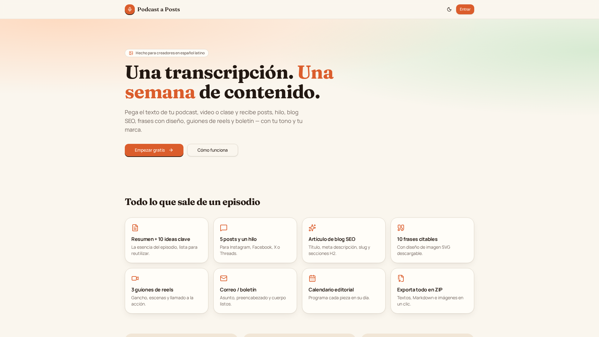 Transcribe & Thrive